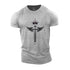 Men's Cross And Wings Cotton T-Shirt